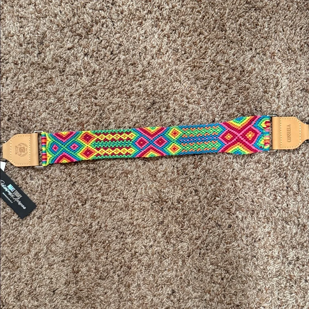 Consuela Mai tai Multicolor Geometric Woven shoulder strap - Picture 3 of 3